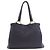 Miu Miu blaue Leder-Tote - Ansicht 2