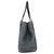 Borsa tote in denim blu Prada - vista 3