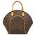 Borsa a mano Ellipse MM Monogramma Louis Vuitton Marrone