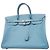 Sac Hermès Birkin 40 en Jean Bleu