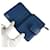 Prada Saffiano Leder Bi-Fold Geldbörse Blau - Ansicht 11