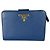 Prada Saffiano Leder Bi-Fold Geldbörse Blau - Ansicht 2