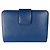 Prada Saffiano Leder Bi-Fold Geldbörse Blau - Ansicht 3