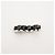 Anello Ultra Chanel in ceramica nera e oro bianco 18K Nero - vista 2