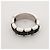 Anello Ultra Chanel in ceramica nera e oro bianco 18K Nero - vista 3