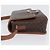 Céline Celine Vintage Macadam Circle Logo Canvas and Leather Marron - vue 4