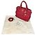 Borsa tote in pelle nappa Prada Rosso