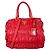 Borsa tote in pelle nappa Prada Rosso - vista 2