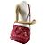Borsa tote in pelle nappa Prada Rosso - vista 20