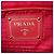 Borsa tote in pelle nappa Prada Rosso - vista 21