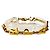 Bracciale con Charm Placcato Oro Christian Dior - vista 2