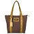 Louis Vuitton Cabas MM Antigua Canvas Tote Bag Braun Mehrfarben