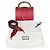 Borsa a mano/spalla in pelle di bambù Gucci Dionysus Rosso