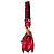 Borsa a mano/spalla in pelle di bambù Gucci Dionysus Rosso - vista 3