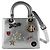 Borsa a mano/spalla Christian Dior Lady Argento Multicolore