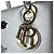 Borsa a mano/spalla Christian Dior Lady Argento Multicolore - vista 12