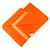 Asciugamano da spiaggia in cotone arancione Hermès  - vista 2