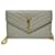 Porte-monnaie chaîne Cassandra Yves Saint Laurent Marron  - vue 1