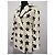 Abrigo de mezcla de lana de doble botonadura con estampado de estrellas Max Mara Sfilata Negro Blanco - vista 6