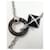 Hermès Mens Necklace Medor XO, Metal & Horn, Noir Black Silvery  - view 2