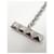 Hermès Mens Necklace Medor XO, Metal & Horn, Noir Black Silvery  - view 3