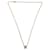 Hermès Necklace Mini Pop H, Marron Grace, Gold hardware Beige Doré Marron clair  - vue 1