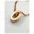 Hermès Necklace Mini Pop H, Marron Grace, Gold hardware Beige Doré Marron clair  - vue 3