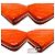 Chanel Zippy Geldbörse Helles Orange Leder Silber Hardware - Ansicht 3