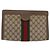 GUCCI GG Supreme Web Sherry Line Clutch Bag PVC Beige 89 01 002 Auth ti3823 - vista 13