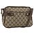 Bolsa de Ombro Gucci GG Supreme Web Sherry Line PVC Bege 66 02 049 Auth 175721
