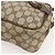 Bolsa de Ombro Gucci GG Supreme Web Sherry Line PVC Bege 66 02 049 Auth 175721 - vista 15