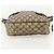 Bolsa de Ombro Gucci GG Supreme Web Sherry Line PVC Bege 66 02 049 Auth 175721 - vista 5