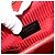 FENDI 2 JOURS Mittelhandtasche aus Leder 2-in-1 Rot Gold Auth 176097A - Ansicht 12