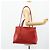 FENDI 2 JOURS Mittelhandtasche aus Leder 2-in-1 Rot Gold Auth 176097A - Ansicht 27