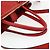 FENDI 2 JOURS Mittelhandtasche aus Leder 2-in-1 Rot Gold Auth 176097A - Ansicht 7