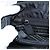 Borsa da lavoro PRADA in nylon nero argento Auth ti3827 - vista 25