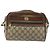 Borsa Gucci GG Supreme Web Sherry Line PVC Beige Oro 56 02 087 Auth BA12158 D'oro - vista 13