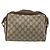 Borsa Gucci GG Supreme Web Sherry Line PVC Beige Oro 56 02 087 Auth BA12158 D'oro - vista 2