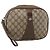 GUCCI GG Supreme Web Sherry Line Clutch Bag PVC Beige Oro 89 01 034 Auth 175777