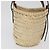 LOEWE - Cesto Ghibli Il Mio Vicino Totoro Soot Sprites Borsa Raffia Auth 158614M Beige - vista 4