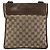 Borsa a Spalla GG Canvas Gucci Beige Argento 27639 Auth 175360 - vista 2