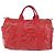 Borsa Boston in PVC e tela rossa e oro Auth ti3886A di BOTTEGA VENETA Rosso D'oro - vista 13