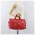 Borsa Boston in PVC e tela rossa e oro Auth ti3886A di BOTTEGA VENETA Rosso D'oro - vista 21