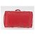 Borsa Boston in PVC e tela rossa e oro Auth ti3886A di BOTTEGA VENETA Rosso D'oro - vista 5