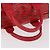 Borsa Boston in PVC e tela rossa e oro Auth ti3886A di BOTTEGA VENETA Rosso D'oro - vista 7