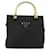 PRADA Borsa a mano in nylon nero e oro Auth yk20281 D'oro - vista 13