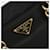 PRADA Borsa a mano in nylon nero e oro Auth yk20281 D'oro - vista 17