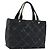 CHANEL Nuova Borsa da Viaggio in Nylon Nera CC Auth 175651A Nero