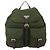 PRADA Rucksack aus Nylon grün silber authentisch bs34371 - Ansicht 13