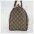 Borsa Sherry Line GG Supreme Web di GUCCI in PVC beige e oro 39 02 007 Auth BA12075 D'oro - vista 3